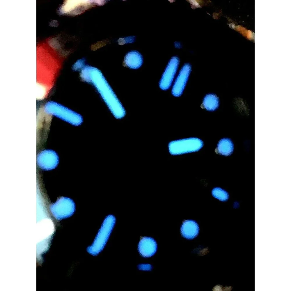 Invicta Men’s Automatic Dive Watch - Red & Blue Bezel, Black Dial